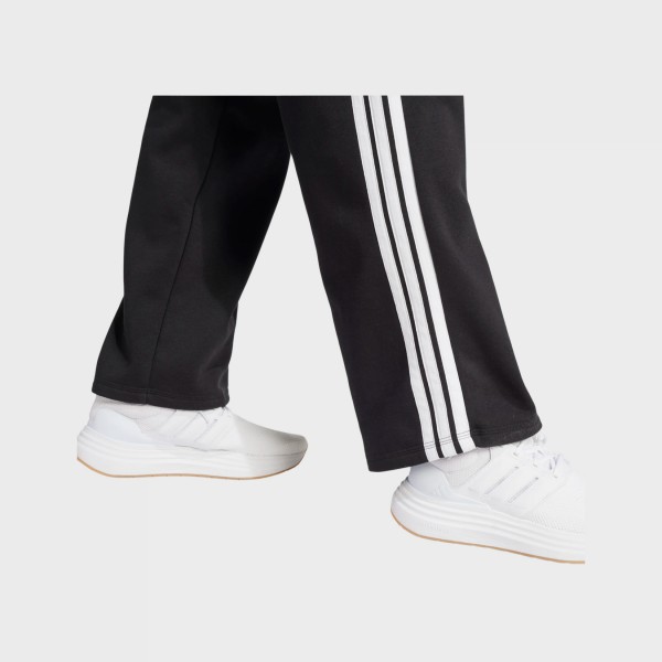 Adidas Sportswear 3 Stripes Open Leg Γυναικειο Παντελονι Μαυρο
