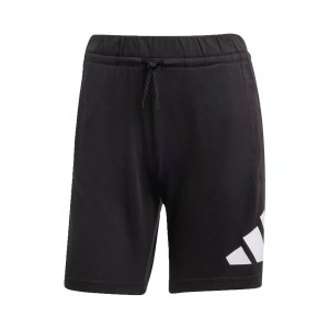 Adidas Essentials 3 Bars Logo Εφηβικη Βερμουδα Μαυρη