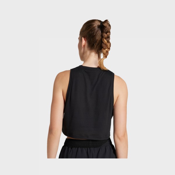 Adidas Train Essentials We Small Logo Γυναικεια Αμανικη Μπλουζα Μαυρη