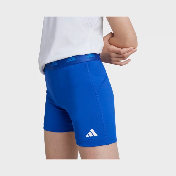 Adidas Sportswear Tech Fit Short Leg Εφηβικο Σορτσακι Μπλε