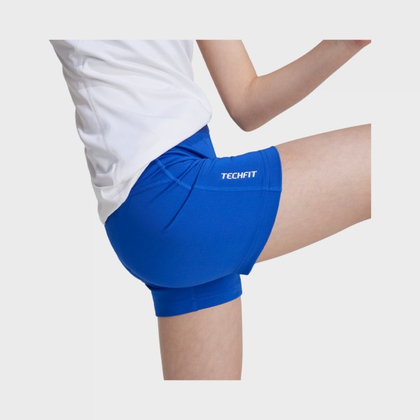 Adidas Sportswear Tech Fit Short Leg Εφηβικο Σορτσακι Μπλε