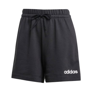 Adidas Essentials Linear French Terry Logo Γυναικεια Βερμουδα Μαυρη
