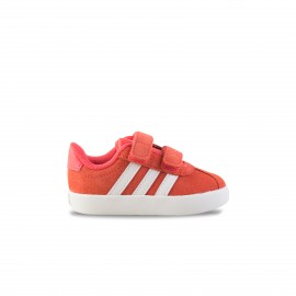Adidas VL Court 3.0 Suede Low 3 Stripes Βρεφικο Παπουτσι Πορτοκαλι