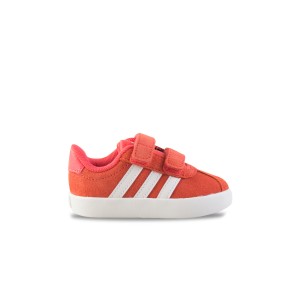 Adidas VL Court 3.0 Suede Low 3 Stripes Βρεφικο Παπουτσι Πορτοκαλι