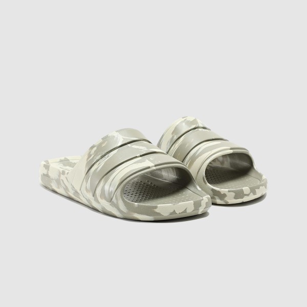 Adidas Adilette Flow 3 Stripes Camo Slides Ανδρικη Παντοφλα Λαδι