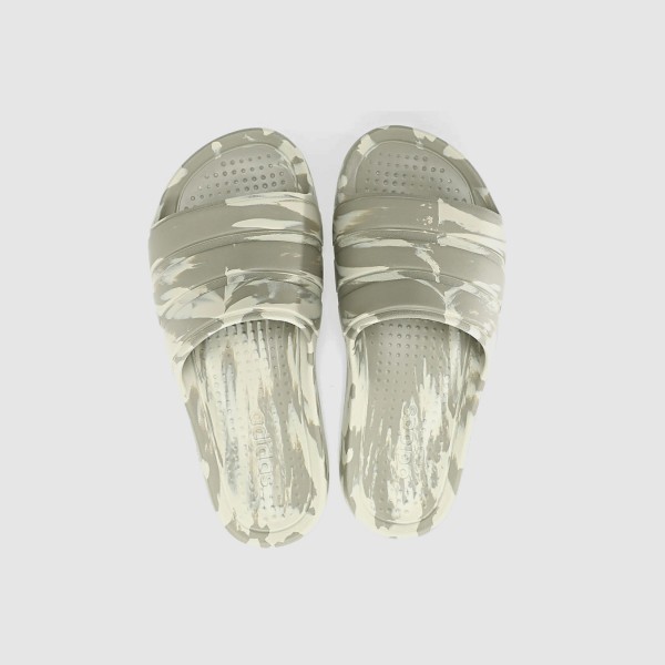 Adidas Adilette Flow 3 Stripes Camo Slides Ανδρικη Παντοφλα Λαδι