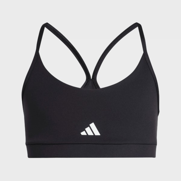 Adidas Training Essentiasl Medium Support Παιδικο Μπουστο Μαυρο