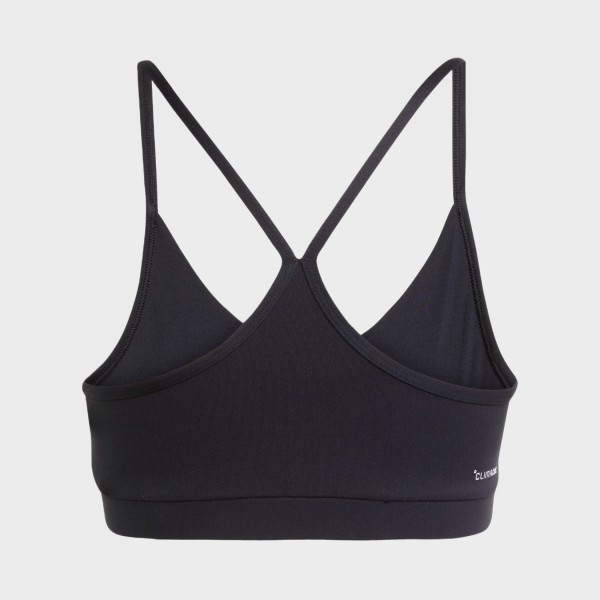 Adidas Training Essentiasl Medium Support Παιδικο Μπουστο Μαυρο