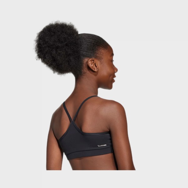 Adidas Training Essentiasl Medium Support Παιδικο Μπουστο Μαυρο
