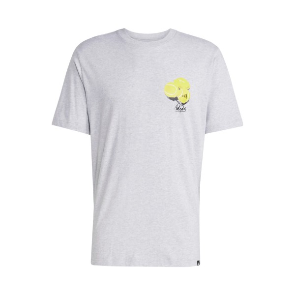 Adidas Sportswear Lemon Graphic T Casual Ανδρικη Μπλουζα Γκρι