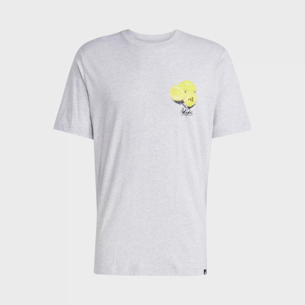 Adidas Sportswear Lemon Graphic T Casual Ανδρικη Μπλουζα Γκρι