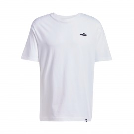Adidas Sportswear Short Slide Chest Logo Ανδρικη Μπλουζα Λευκη