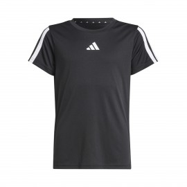 Adidas Training Essentials 3 Stripes Classic Παιδικη Μπλουζα Μαυρη