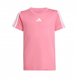 Adidas Training Essentials 3 Stripes Classic Παιδικη Μπλουζα Ροζ