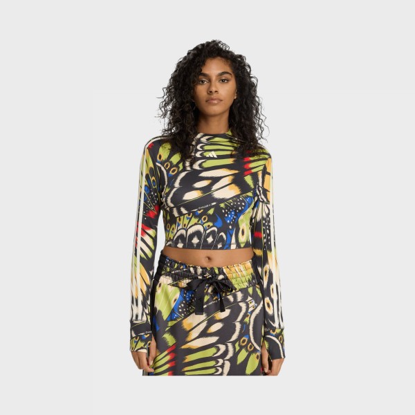 Adidas x Farm Latin America All Over Prints Γυναικεια Μπλουζα Πολυχρωμη