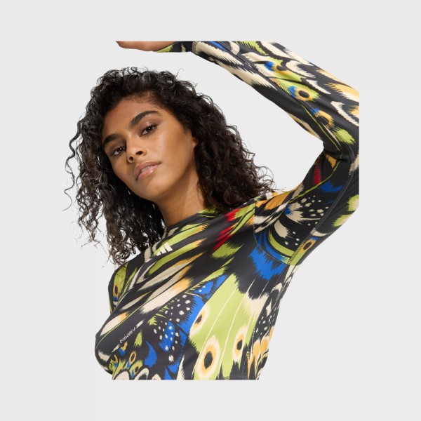 Adidas x Farm Latin America All Over Prints Γυναικεια Μπλουζα Πολυχρωμη