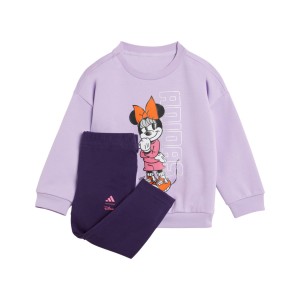 Adidas Sportswear Rib Minnie Graphics Βρεφικο Σετ Ρουχων Μωβ
