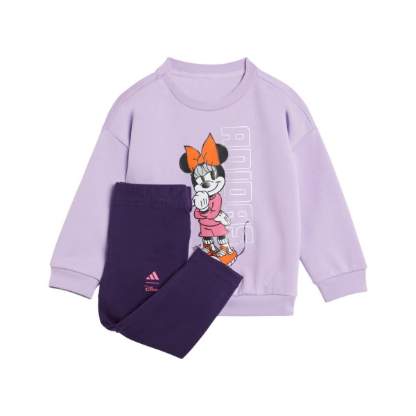 Adidas Sportswear Rib Minnie Graphics Βρεφικο Σετ Ρουχων Μωβ