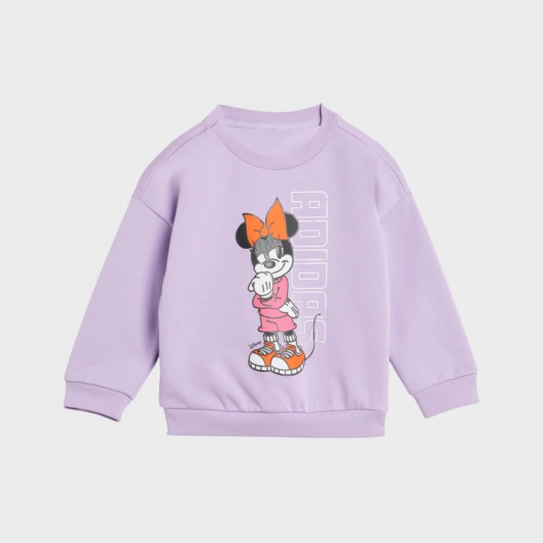 Adidas Sportswear Rib Minnie Graphics Βρεφικο Σετ Ρουχων Μωβ