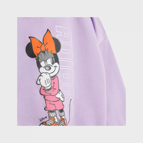 Adidas Sportswear Rib Minnie Graphics Βρεφικο Σετ Ρουχων Μωβ