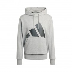 Adidas Essentials 3 Bars Classic Hooded Ανδρικη Φουτερ Γκρι