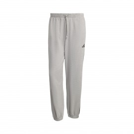 Adidas Essentials Holiday Velour Bars Ανδρικο Παντελονι Φορμας Γκρι