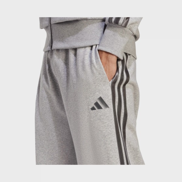 Adidas Essentials Holiday Velour Bars Ανδρικο Παντελονι Φορμας Γκρι