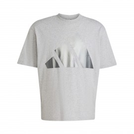 Adidas Sportswear Ess Holiday Big Bars Ανδρικη Μπλουζα Γκρι