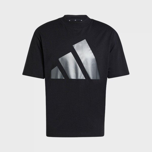 Adidas Sportswear Ess Holiday Big Bars Ανδρικη Μπλουζα Μαυρη
