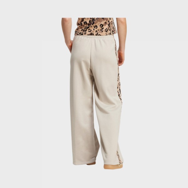 Adidas 3 Stripes Open Ham Animal Prints Γυναικειο Παντελονι Φορμας Μπεζ