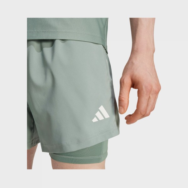 Adidas Performance Own The Run Climacool 2IN1 Ανδρικο Σορτσακι Βεραμαν