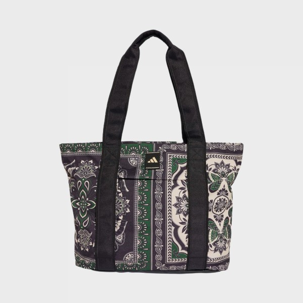 Adidas X Farm Rio Tote Shopper 23.6 Λιτρα Τσαντα Χειρος Μαυρο - Πρασινο