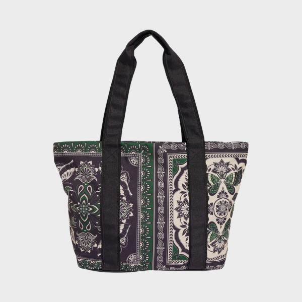 Adidas X Farm Rio Tote Shopper 23.6 Λιτρα Τσαντα Χειρος Μαυρο - Πρασινο