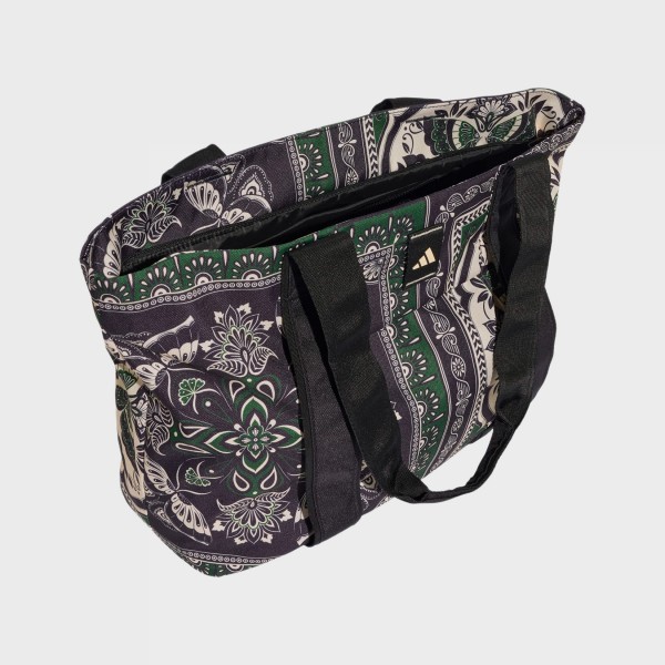 Adidas X Farm Rio Tote Shopper 23.6 Λιτρα Τσαντα Χειρος Μαυρο - Πρασινο