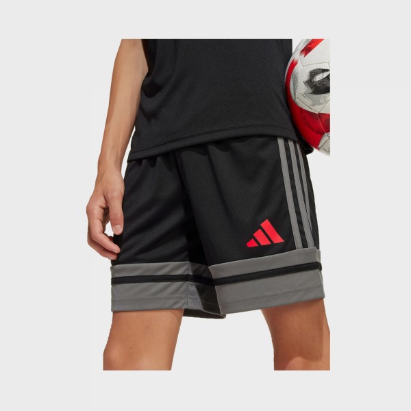 Adidas Squa25 Training Παιδικη Βερμουδα Μαυρο - Γκρι