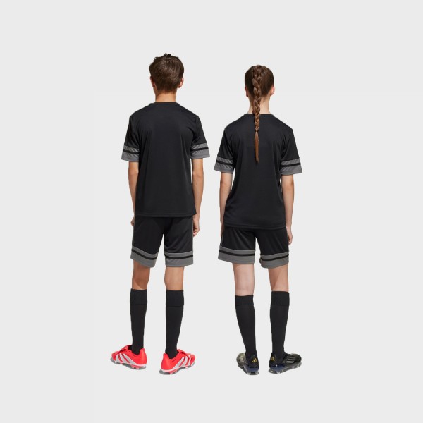 Adidas Squa25 Training Παιδικη Βερμουδα Μαυρο - Γκρι