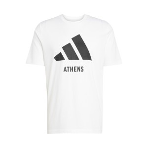 Adidas Sportwear Athens Graphic Classic Fit Ανδρικη Μπλουζα Λευκη