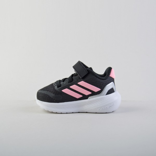 Adidas Sportswear RunFalcon 5 EL Low Running Βρεφικο Παπουτσι Μαυρο - Ροζ