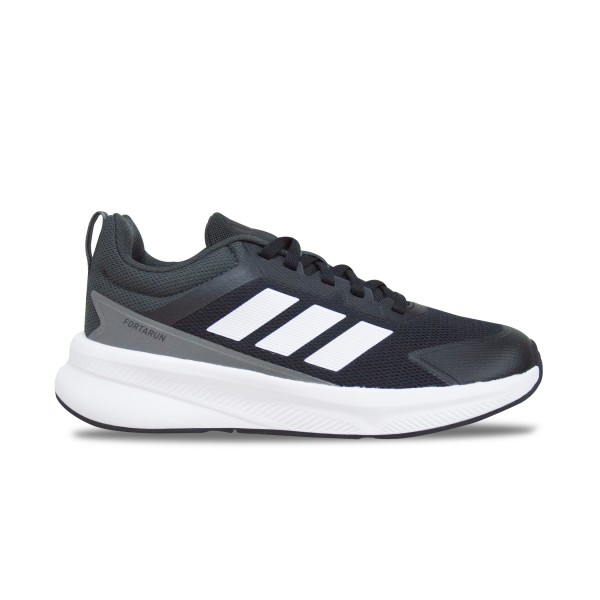 Adidas FortaRun 4.0 JR Run Εφηβικο Παπουτσι Μαυρο - Λευκο