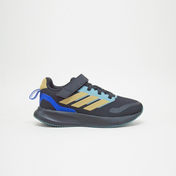 Adidas RunFalcon 5 Train Παιδικο Παπουτσι Μαυρο - Χρυσο
