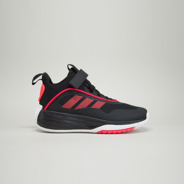 Adidas Own The Game 3.0 Mid Basketball Εφηβικο Παπουτσι Μαυρο - Κοκκινο