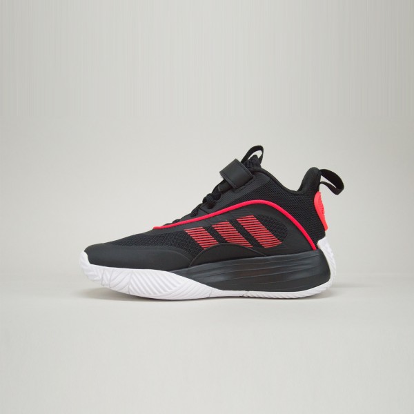 Adidas Own The Game 3.0 Mid Basketball Εφηβικο Παπουτσι Μαυρο - Κοκκινο