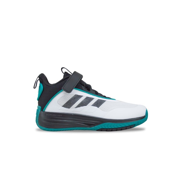 Adidas OwnTheGame 3.0 Mid Basketball Εφηβικο Παπουτσι Λευκο - Πετρολ