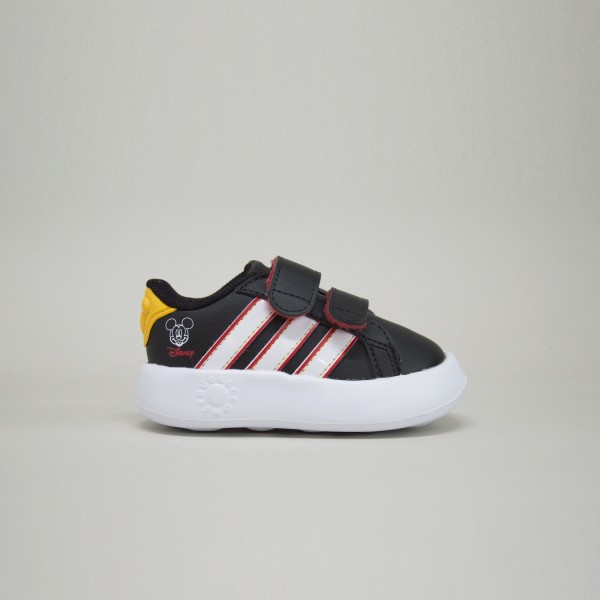 Adidas Grand Court Low Mickey Βρεφικο Παπουτσι Μαυρο
