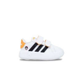 Adidas Grand Court Coco CF Βρεφικο Παπουτσι Λευκο