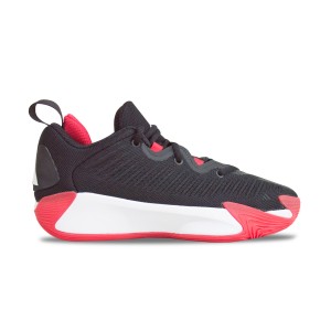 Adidas Initiation Basketball Ανδρικο Παπουτσι Μαυρο - Κοκκινο