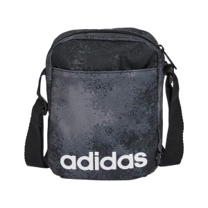 Adidas Performance Linear Graphic Organizer 5 Λιτρα Unisex Τσαντα Μαυρο - Γκρι