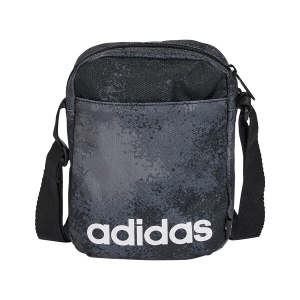 Adidas Performance Linear Graphic Organizer 5 Λιτρα Unisex Τσαντα Μαυρο - Γκρι