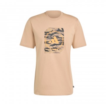 Adidas Sportswear Camo Box Graphic Ανδρικη Μπλουζα Καφε