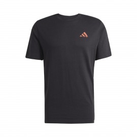 Adidas Sportswear Doodle Hunt Hike Graphics Ανδρικη Μπλουζα Μαυρη